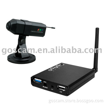 2.4GHz USB2.0 Wireless AV Receiver and Mini Camera 830GA